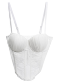 Ethereal Structure Pleated Cup Corset