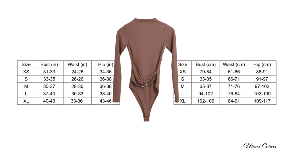 Sleek Silhouette Long-Sleeve Bodysuit