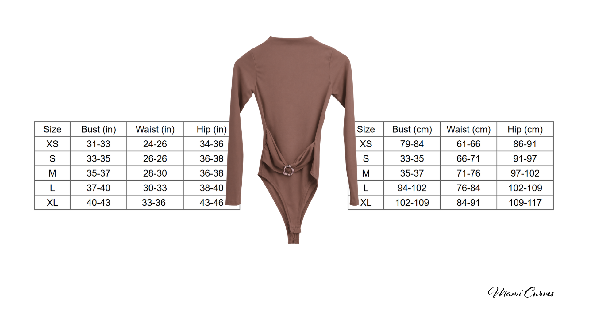 Sleek Silhouette Long-Sleeve Bodysuit