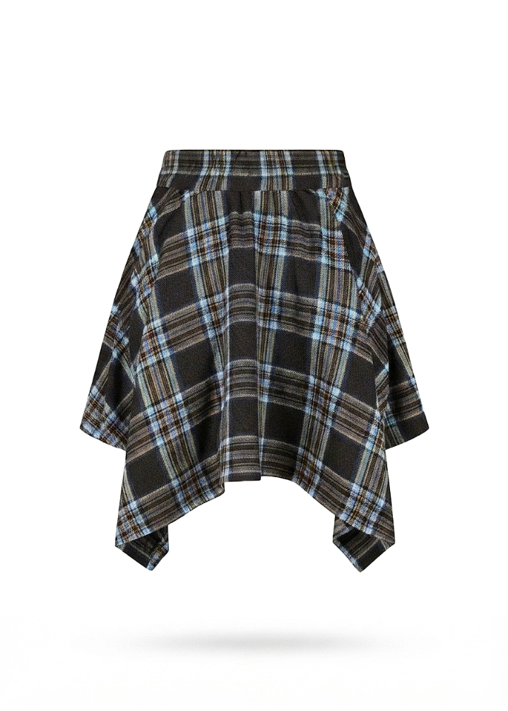 Plaid Streetwear Skirt