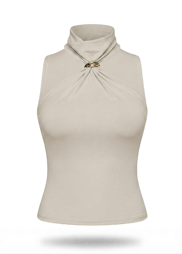 Aurelia Halter Ring Top