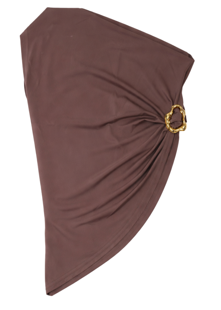 Mami Silk One-Shoulder Top