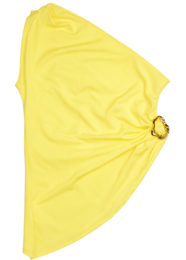 Mami Silk One-Shoulder Top