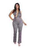 Wild Allure Halter Jumpsuit