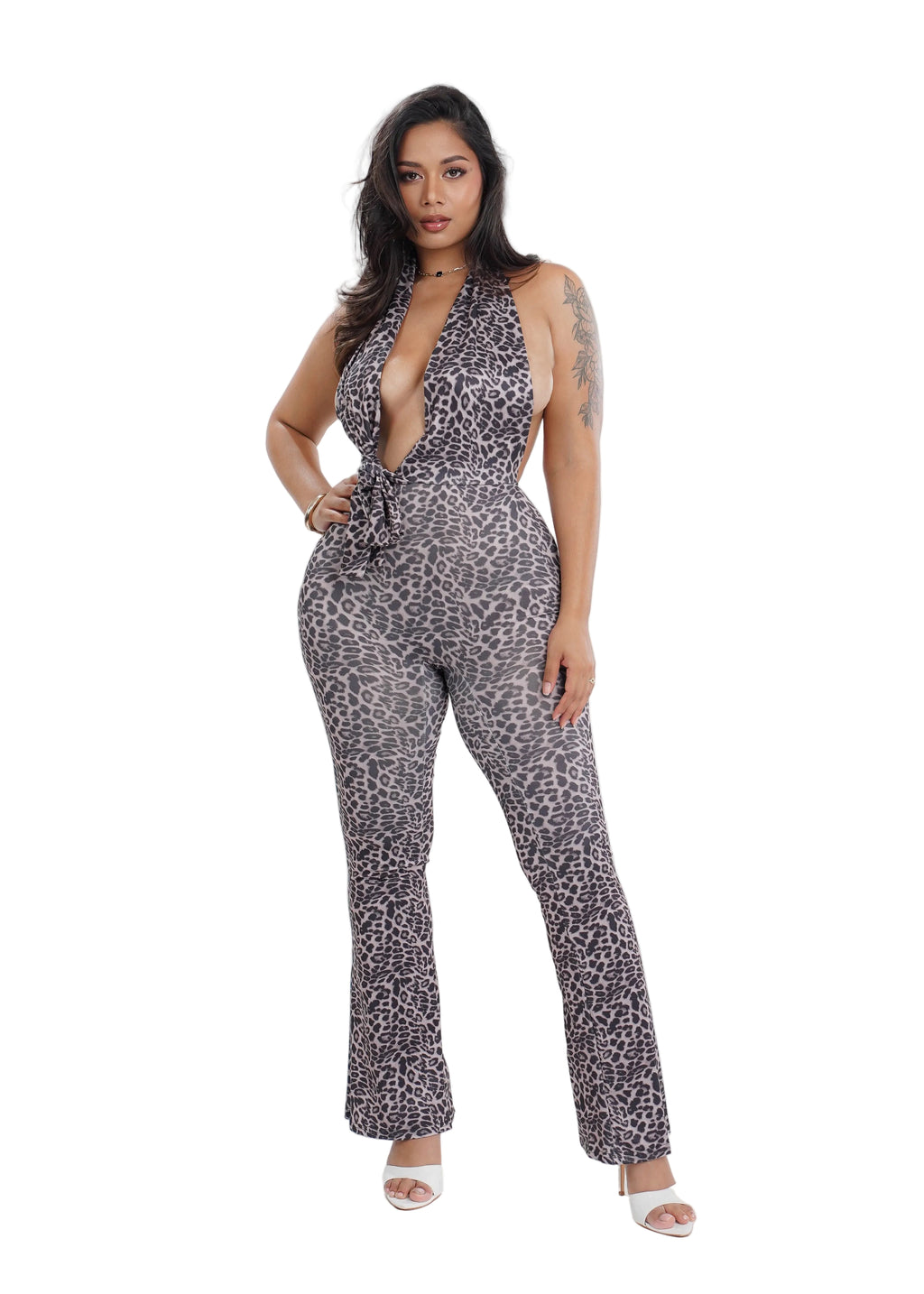 Wild Allure Halter Jumpsuit