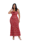 Floral Lace Maxi Dress