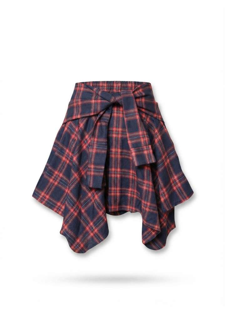 Plaid Streetwear Skirt