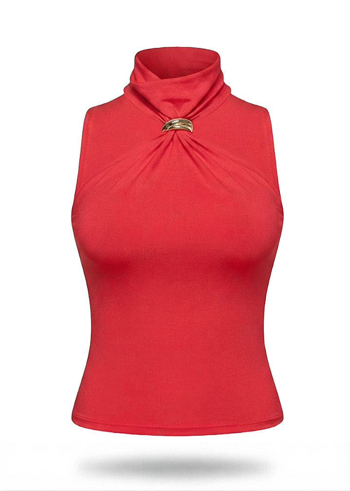 Aurelia Halter Ring Top