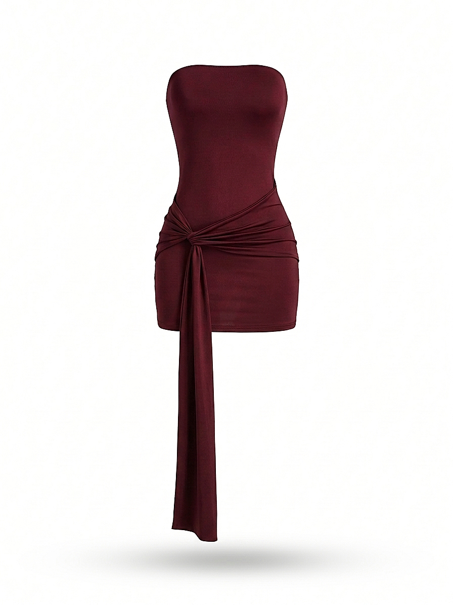 Elysian Drape Mini Dress