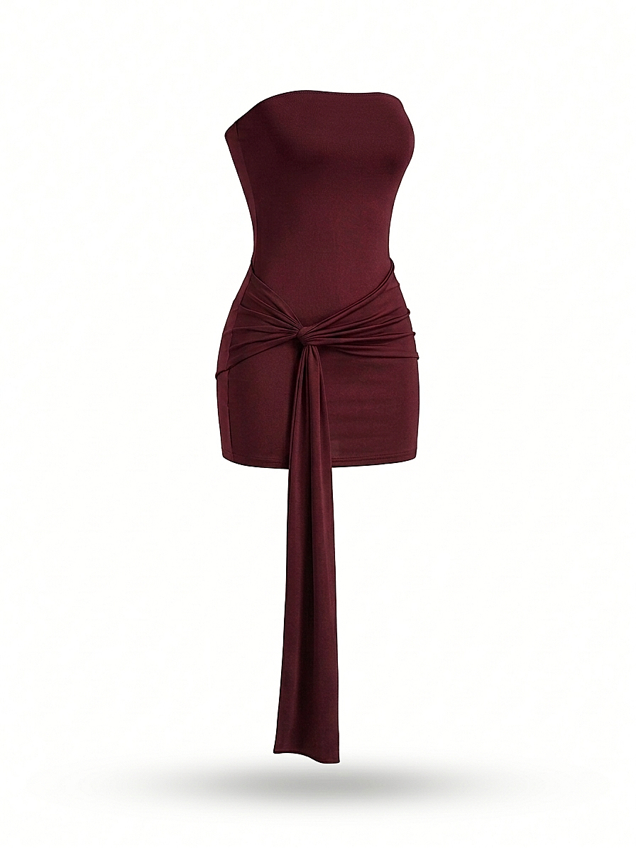 Elysian Drape Mini Dress
