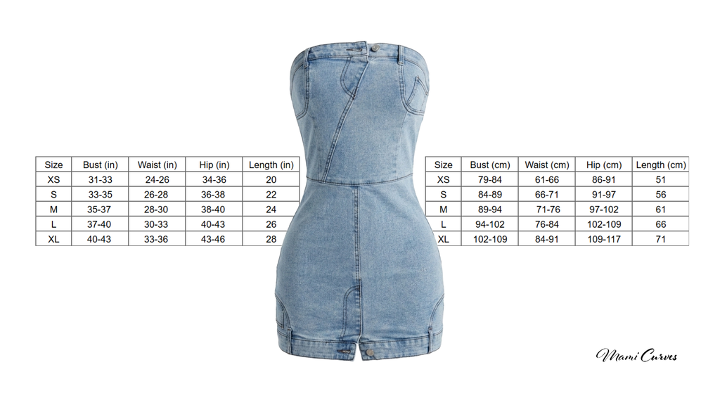 Reconstructed Strapless Mini Dress
