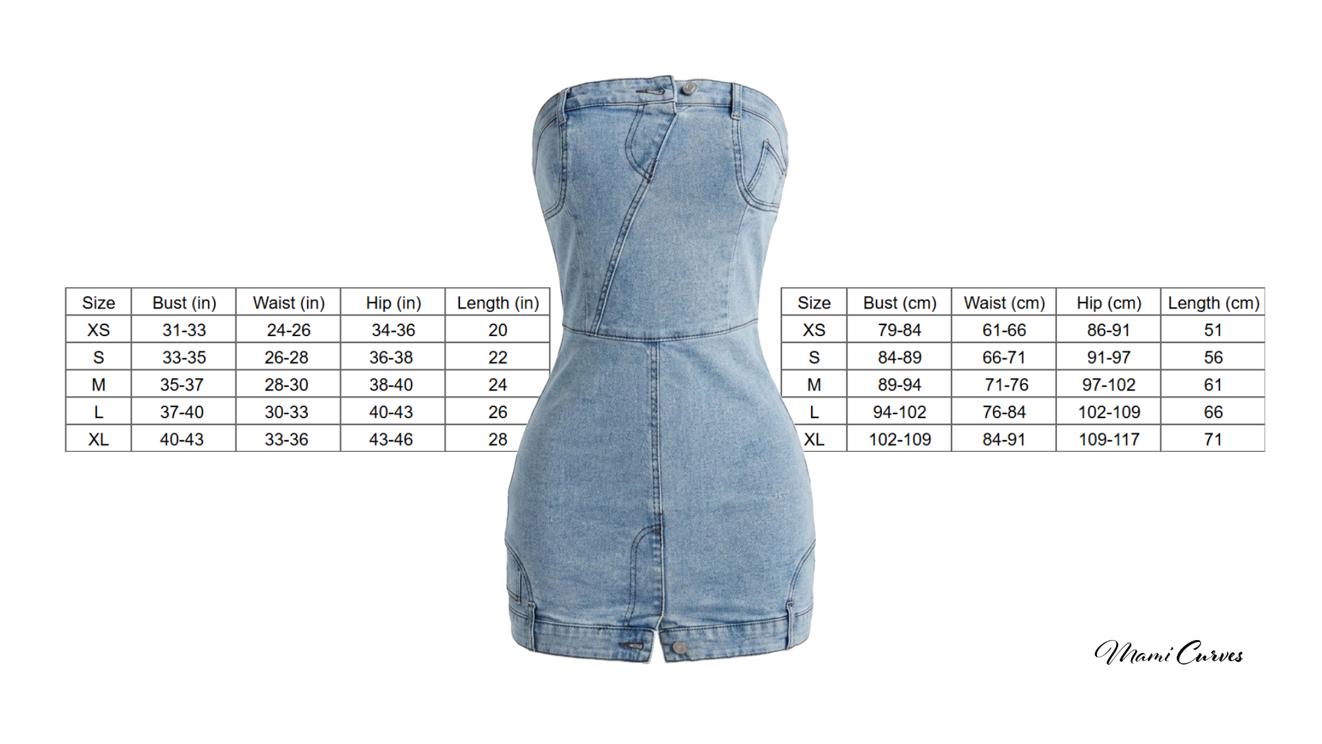 Reconstructed Strapless Mini Dress