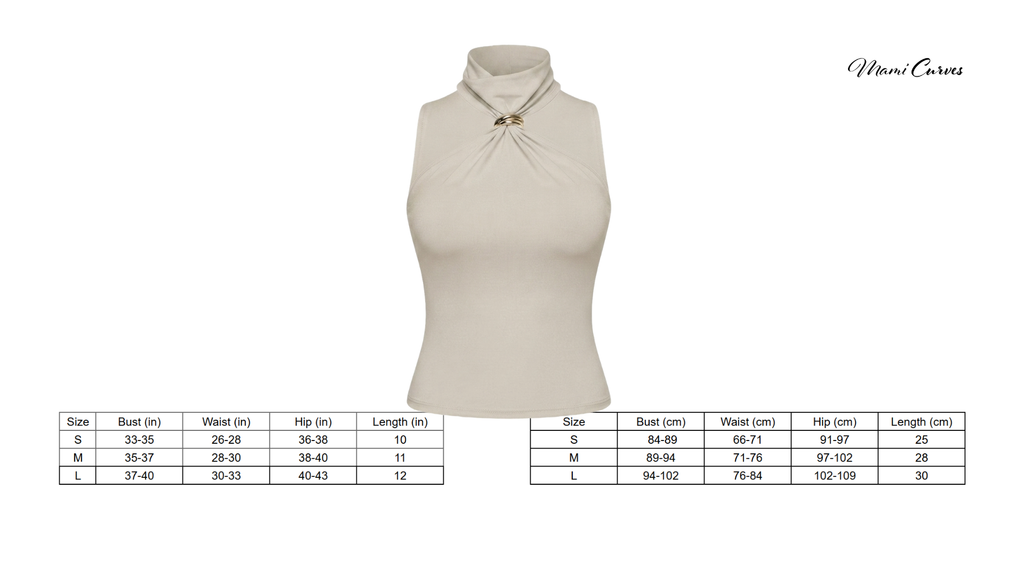 Aurelia Halter Ring Top
