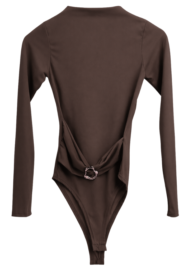 Sleek Silhouette Long-Sleeve Bodysuit