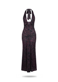 Soft Affair Halter Maxi Dress