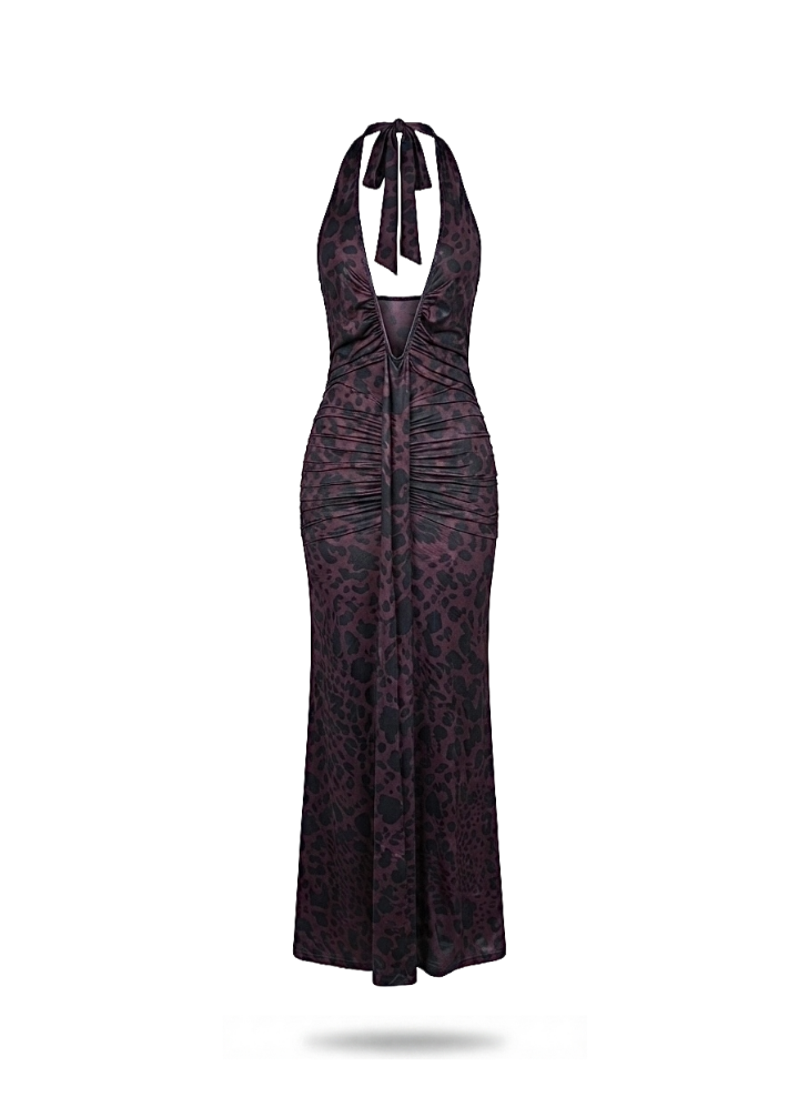 Soft Affair Halter Maxi Dress