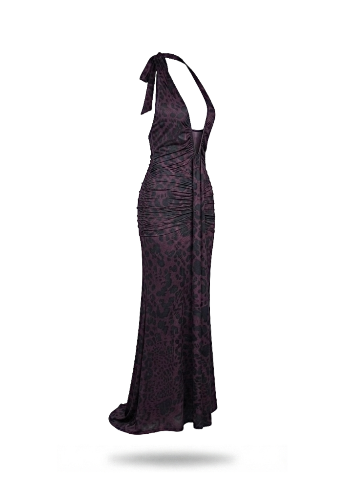 Soft Affair Halter Maxi Dress