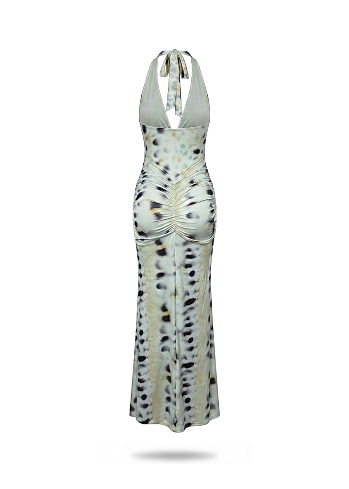 Soft Affair Halter Maxi Dress