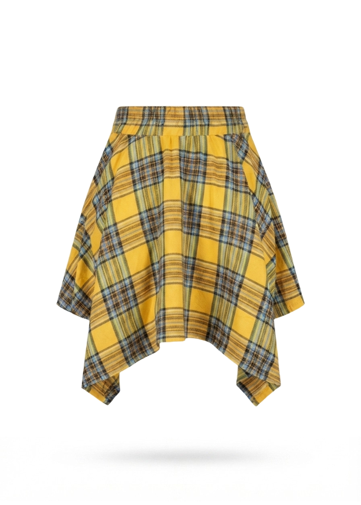Plaid Streetwear Skirt
